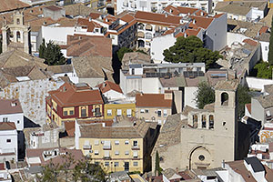 Jaén: výhľad z Castillo de Santa Catalina, 18.4.2023 Jaén