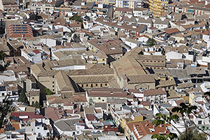 Jaén: výhľad z Castillo de Santa Catalina, 18.4.2023 Jaén