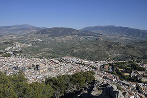 Jaén: výhľad z Castillo de Santa Catalina, 18.4.2023 Jaén