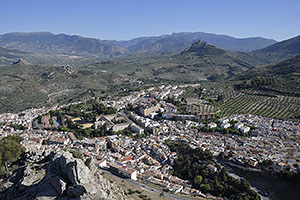Jaén: výhľad z Castillo de Santa Catalina, 18.4.2023 Jaén