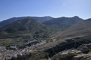 Jaén: výhľad z Castillo de Santa Catalina, 18.4.2023 Jaén