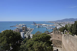 Málaga: Castillo de Gibralfaro, 15.4.2023 Málaga