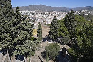 Málaga: Castillo de Gibralfaro, 15.4.2023 Málaga