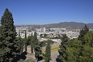 Málaga: Castillo de Gibralfaro, 15.4.2023 Málaga