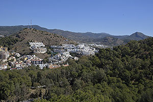 Málaga: výhľad z Castillo de Gibralfaro, 15.4.2023 Málaga