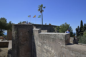Málaga: Castillo de Gibralfaro, 15.4.2023 Málaga