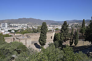 Málaga: Castillo de Gibralfaro, 15.4.2023 Málaga