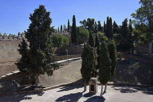 Málaga: Castillo de Gibralfaro, 15.4.2023 Málaga