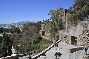 Málaga: Castillo de Gibralfaro, 15.4.2023 Málaga