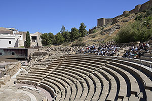 Málaga: Teatro Romano, 15.4.2023 Málaga