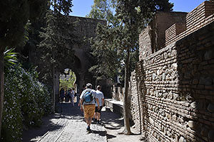Málaga: Alcazaba de Málaga, 15.4.2023 Málaga