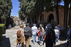 Málaga: Alcazaba de Málaga, 15.4.2023 Málaga