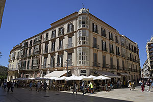 Málaga: Plaza de la Aduana, 15.4.2023 Málaga