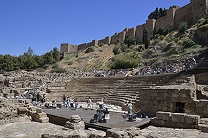 Málaga: Teatro Romano, 15.4.2023 Málaga