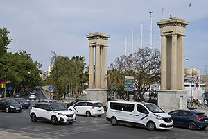 Málaga: Plaza de la Marina, 21.4.2023 Málaga