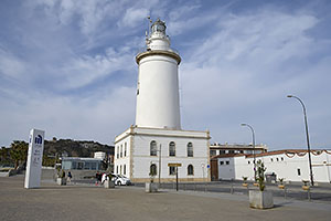 Málaga: La Farola, Paseo de la Farola, 21.4.2023 Málaga