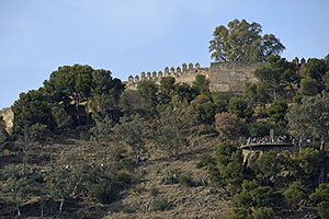 Málaga: Castillo de Gibralfaro, 21.4.2023 Málaga