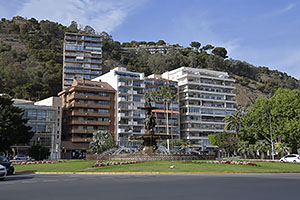 Málaga: Plaza General Torrijos, 21.4.2023 Málaga
