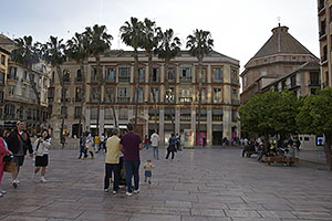 Málaga: Plaza de la Constitución, 21.4.2023 Málaga