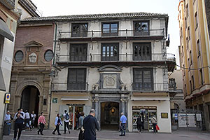 Málaga: Plaza de la Constitución, Antiguo Consulado del Mar, 21.4.2023 Málaga
