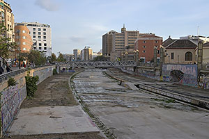 Málaga: Rio Guadalmedina, 21.4.2023 Málaga