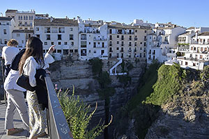 Ronda: El Tajo de Ronda, Mirador de Aldehuela, 15.4.2023 Ronda