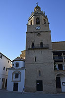 Ronda: Iglesia de Santa María la Mayor, Plaza Duquesa de Parcent, 15.4.2023 Ronda