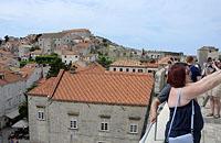 Dubrovnik: na hradbách, 5.6.2018 Dubrovnik