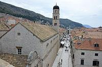 Dubrovnik: Crkva sv. Spasa, ulica Placa (Placa (Stradun)), 5.6.2018 Dubrovnik
