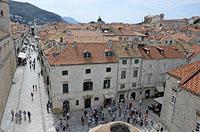 Dubrovnik: ulica Placa (Stradun), 5.6.2018 Dubrovnik