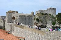 Dubrovnik: hradby, 5.6.2018 Dubrovnik