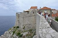 Dubrovnik: na hradbách, 5.6.2018 Dubrovnik