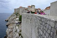 Dubrovnik: na hradbách, 5.6.2018 Dubrovnik