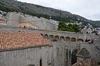Dubrovnik: na hradbách, 5.6.2018 Dubrovnik