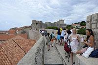 Dubrovnik: na hradbách, 5.6.2018 Dubrovnik