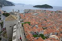 Dubrovnik: na hradbách, 5.6.2018 Dubrovnik