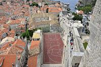 Dubrovnik: na hradbách, 5.6.2018 Dubrovnik