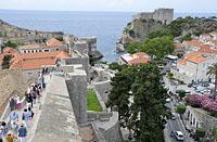 Dubrovnik: na hradbách, 5.6.2018 Dubrovnik