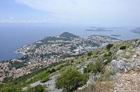 Dubrovnik: pohľad z vrchu Srđ, 5.6.2018 Dubrovnik