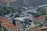 Dubrovnik: pohľad na mesto z Jadranskej magistrály, 5.6.2018 Dubrovnik
