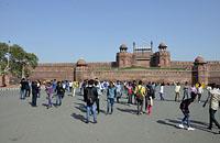 Dilli: Red fort, 22.2.2015 Dilli