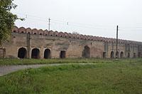 Dilli: múr pevnosti, Red fort, 24.2.2015 Dilli