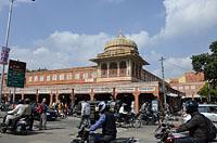 Jaipur: Hawa Mahal - Palác vetrov, 2.3.2015 Jaipur