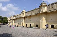 Jaipur: Hawa Mahal - Palác vetrov, 2.3.2015 Jaipur