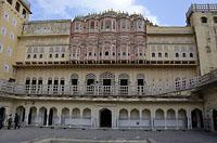 Jaipur: Hawa Mahal - Palác vetrov, 2.3.2015 Jaipur