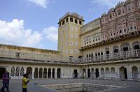 Jaipur: Hawa Mahal - Palác vetrov, 2.3.2015 Jaipur