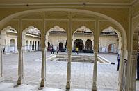 Jaipur: Hawa Mahal - Palác vetrov, 2.3.2015 Jaipur