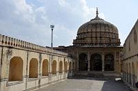 Jaipur: Hawa Mahal - Palác vetrov, 2.3.2015 Jaipur