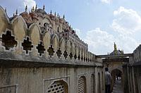 Jaipur: Hawa Mahal - Palác vetrov, 2.3.2015 Jaipur
