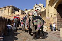 Jaipur: Amer (Amber) Palace, 3.3.2015 Jaipur